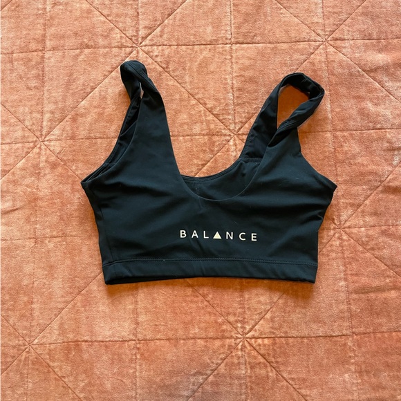 Balance Athletica black sports bra - Picture 1 of 2